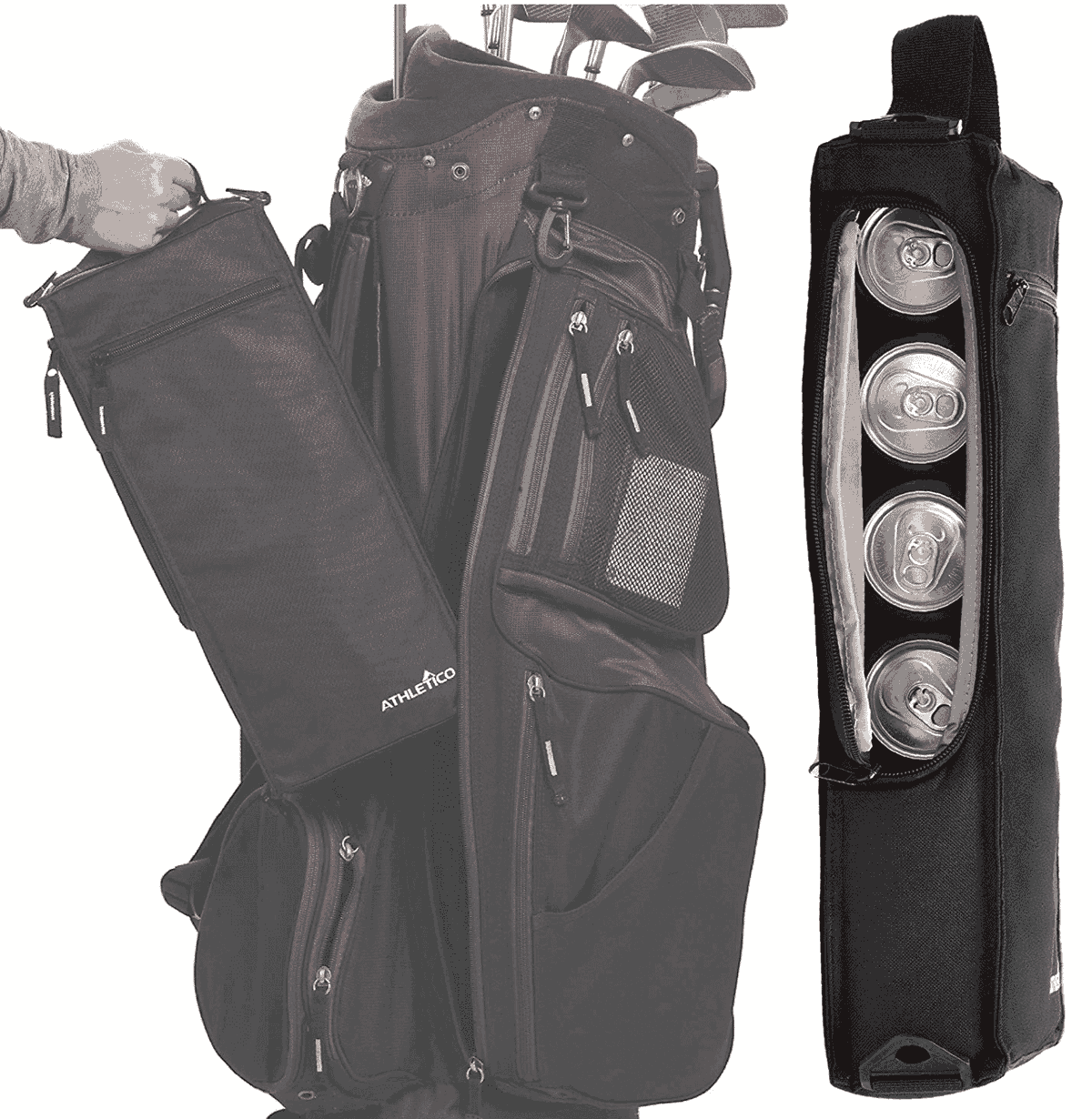 Golf Tee Holder Golf Bag Accessories to Attach to Golf Bag