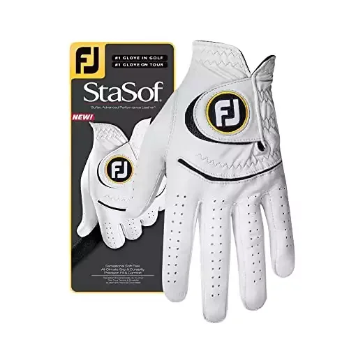 FootJoy Men's StaSof Golf Glove (White)