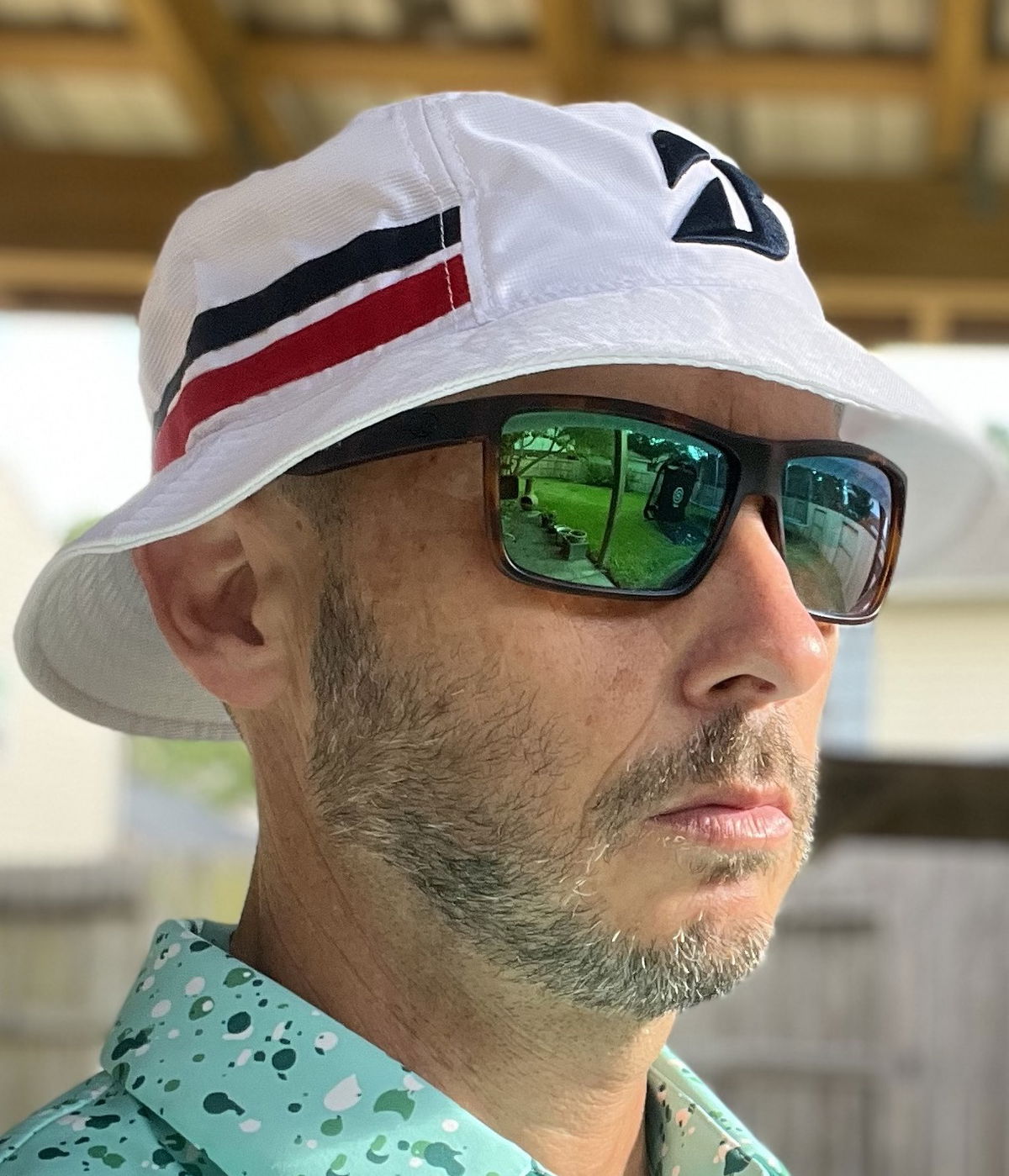 Costa Del Mar Men's Rinconcito Rectangular Sunglasses