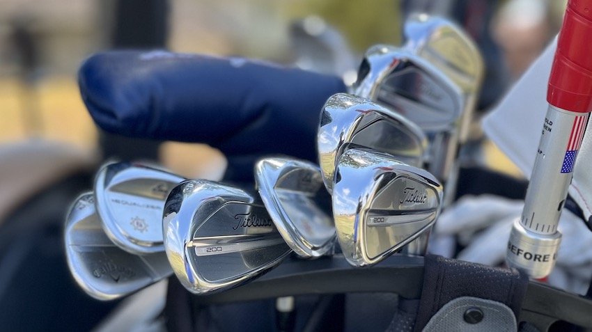 2023 Titleist T200 3G irons on the course