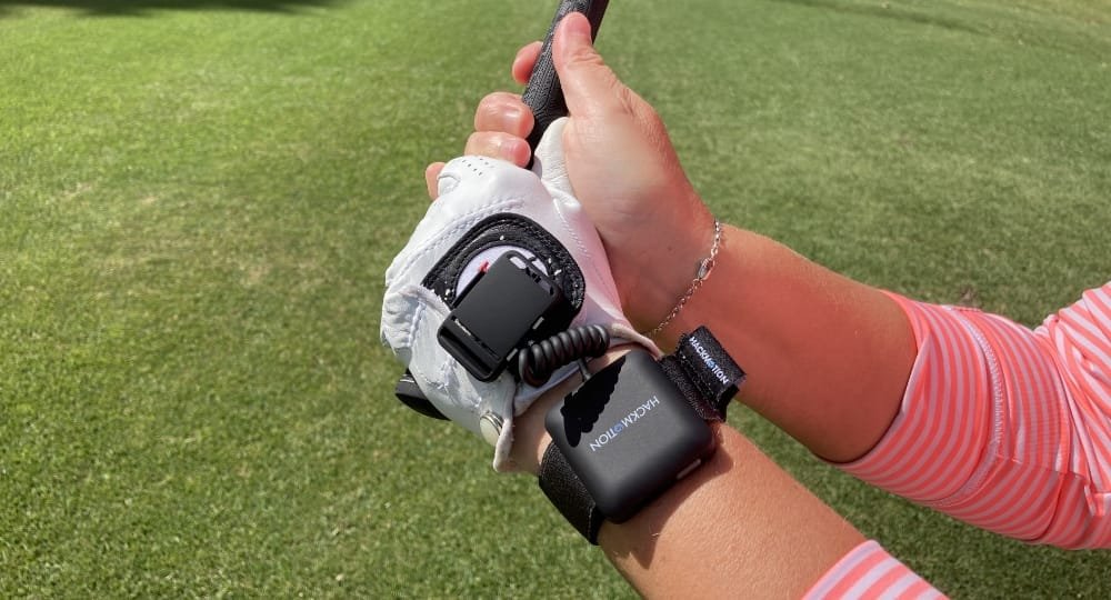 HackMotion Golf Swing Analyser on Wrist