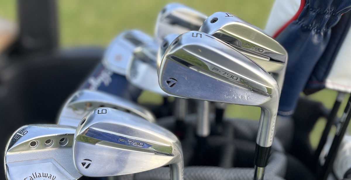 2025 Taylormade P790 Irons on the closing hole
