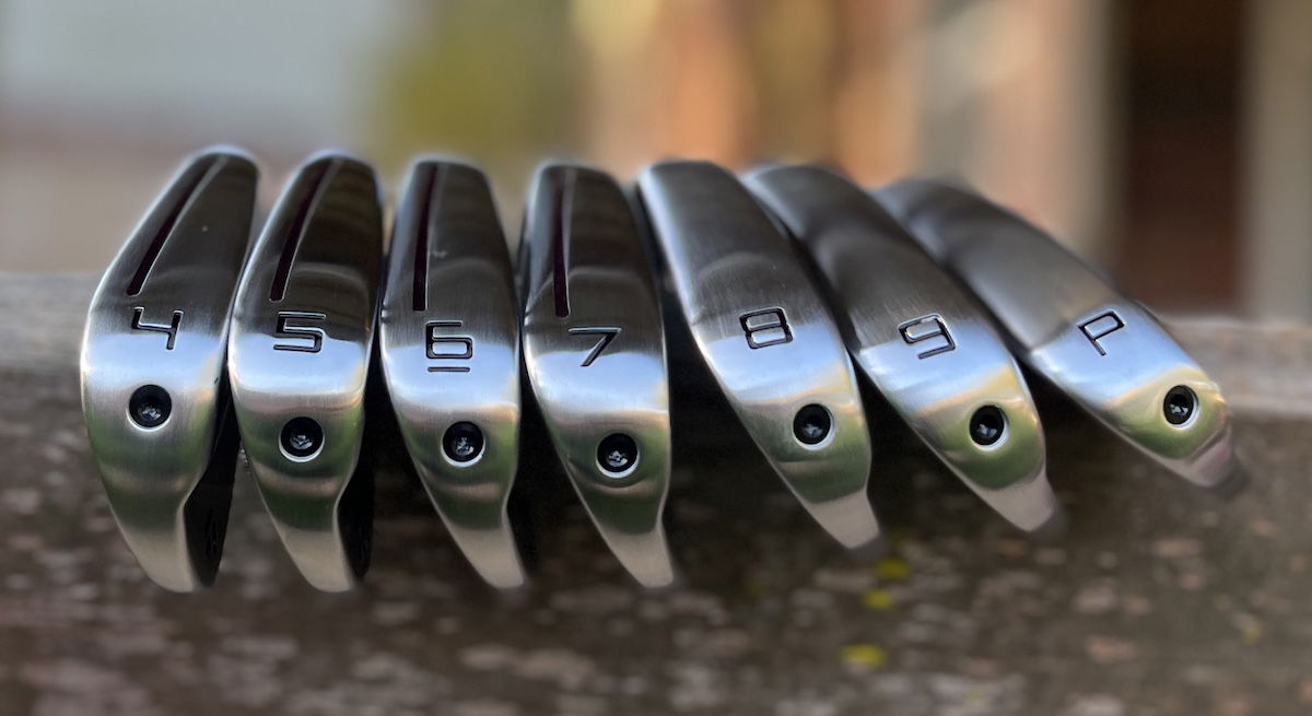 2025 Taylormade P790 irons toe close up