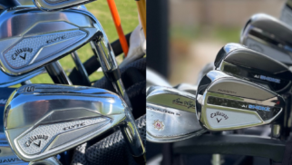 Callaway Elyte Irons & Callaway Ai Smoke Irons close up