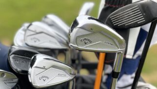 Callaway Elyte X Irons in Bag on the course