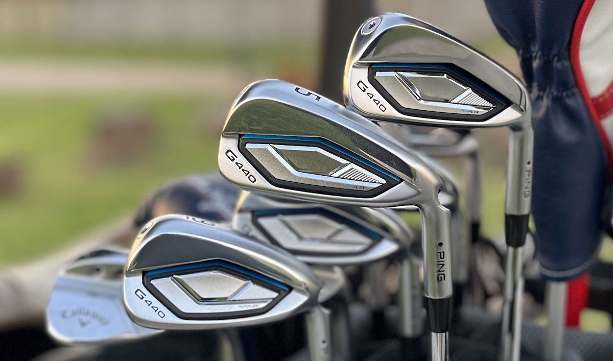 Ping G440 Irons on the first tee Ping G440 Irons on the first tee