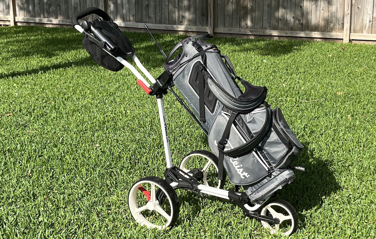 Big Max Blade Trio Push Cart with bag