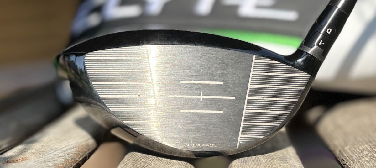 Callaway ELyte Triple Diamond Max Driver Face view